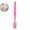 Pink, variant on WNFJR 15.7" Bath Brush with Bristles, Long Handle for Exfoliating Back, Body, and Feet, Bath and Shower Scrubber