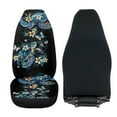 thumbnail image 3 of Uorisanigo Car Seat Cover for Cars SUV Trucks Universal Fit, Fluffy Tropical Sea Turtle Front Auto Cushion Cover, 2-Pack Auto Seat Covers Front Seats Only, Accessories, 3 of 7