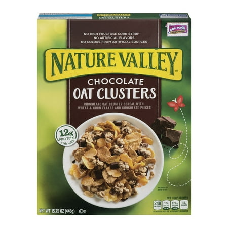 UPC 016000466821 product image for Nature Valley Cereal, Chocolate Oat Clusters, 15.75 Ounce | upcitemdb.com