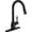 Mediterranean Bronze, variant on Moen Adler Chrome One-Handle High Arc Kitchen Sink Faucet with Power Clean, Modern Kitchen Faucet with Pull Down Sprayer