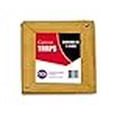 thumbnail image 3 of Heavy Duty Waterproof Canvas Tarp by CCS CHICAGO CANVAS & SUPPLY â€“ Extra Durable Multipurpose Camping Tarp Cover with Rustproof Grommets for Industrial & Commercial Use, Gold, 7 by 9 Feet, 3 of 4