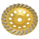 thumbnail image 3 of Muela abrasiva de hormigón, segmentos de diamante Turbo, disco de copa de corte rápido para amoladora de mampostería, 180mm, 3 of 5