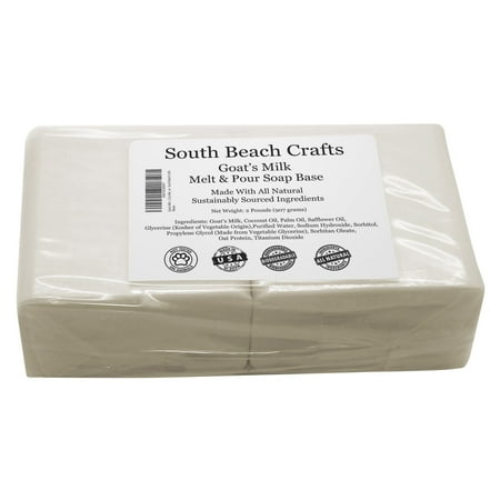 - Goats Milk - 2 Lbs Melt and Pour Soap Base - South Beach Crafts