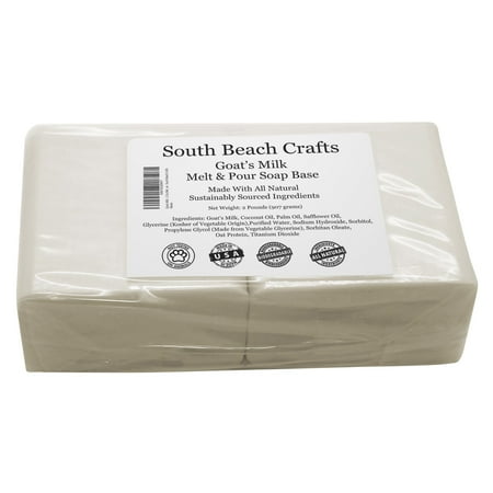 Goats Milk - 2 Lbs Melt and Pour Soap Base - South Beach