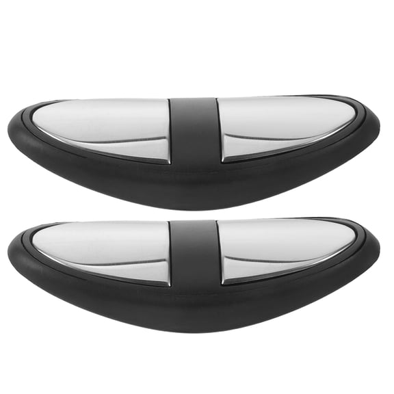 CTIRCHIU 2Pcs Black Treadmill Heart Sensing Touch Pads Replacement for Fitness Machine Handles