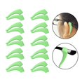 thumbnail image 1 of Conjunto de 10 Agarraderas Ergonómicas para Gafas, Ideales para Pequeños y Mayores;10 Pares de Empuñaduras Antideslizantes para Anteojos, Cómodas Verde, 1 of 10