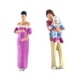 thumbnail image 3 of Figuras de diorama a escala 1:64, figuras de personas, juego de fotos realistas de jardín de hadas Conjunto de dos mamás, 3 of 9