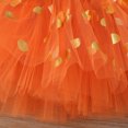 thumbnail image 4 of Odeerbi Thanksgiving Sets for Toddler Baby Girl Festival Letter Print Pullover + Skirt + Headband+Foot Cover Orange (0-18 Months), 4 of 9