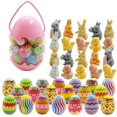 thumbnail image 1 of Style 1 Juego de huevos de Pascua sorpresa, huevos de Pascua rellenos, huevos retorcidos para muñecas, suministros de regalo para fiesta en casa, fiesta, niños y niñas, 1 of 5