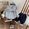 thumbnail image 4 of Sudaderas con capucha para niños, camisetas de algodón, prendas de vestir exteriores, uniformes deportivos para niños de primavera y otoño de 2024, ropa para niños, 4 of 5