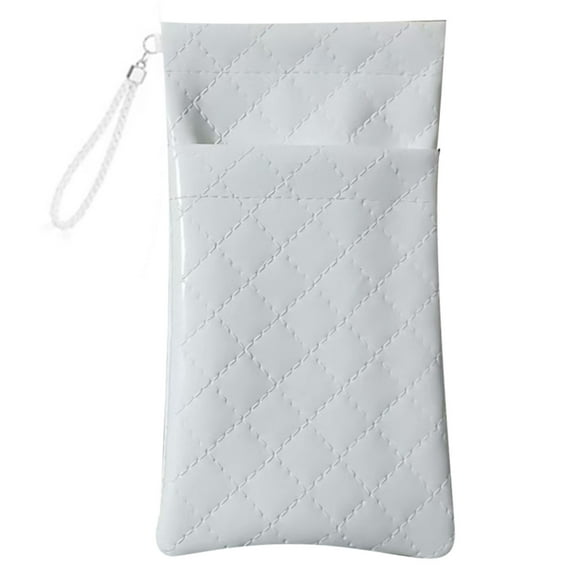 Women’s Foldable Eyeglass Case With Adjustable Strap Squeeze Top Opening Women's Sunglass Storage Bag