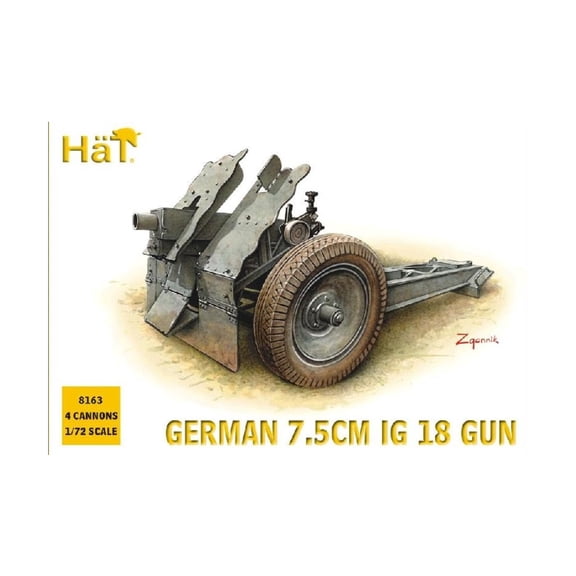 German 7.5cm IG18 Gun New