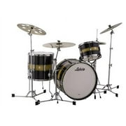 Ludwig L6123LXU2 Club Date "Vintage" Series 3-piece Shell Pack - Black Gold Duco Finish
