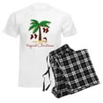 thumbnail image 6 of CafePress - Tropical Christmas Men's Light Pajamas - Men's Light Loose Fit Cotton Pajama Set, 6 of 7