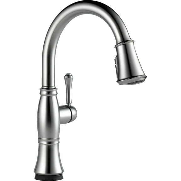 Delta 9197Tl-Dst Cassidy 1.8 GPM Single Hole Pull Down Touchless Kitchen Faucet - Lumicoat