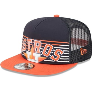 New Era 59FIFTY Houston Astros Road Authentic Collection on Field Fitted Hat Navy Orange