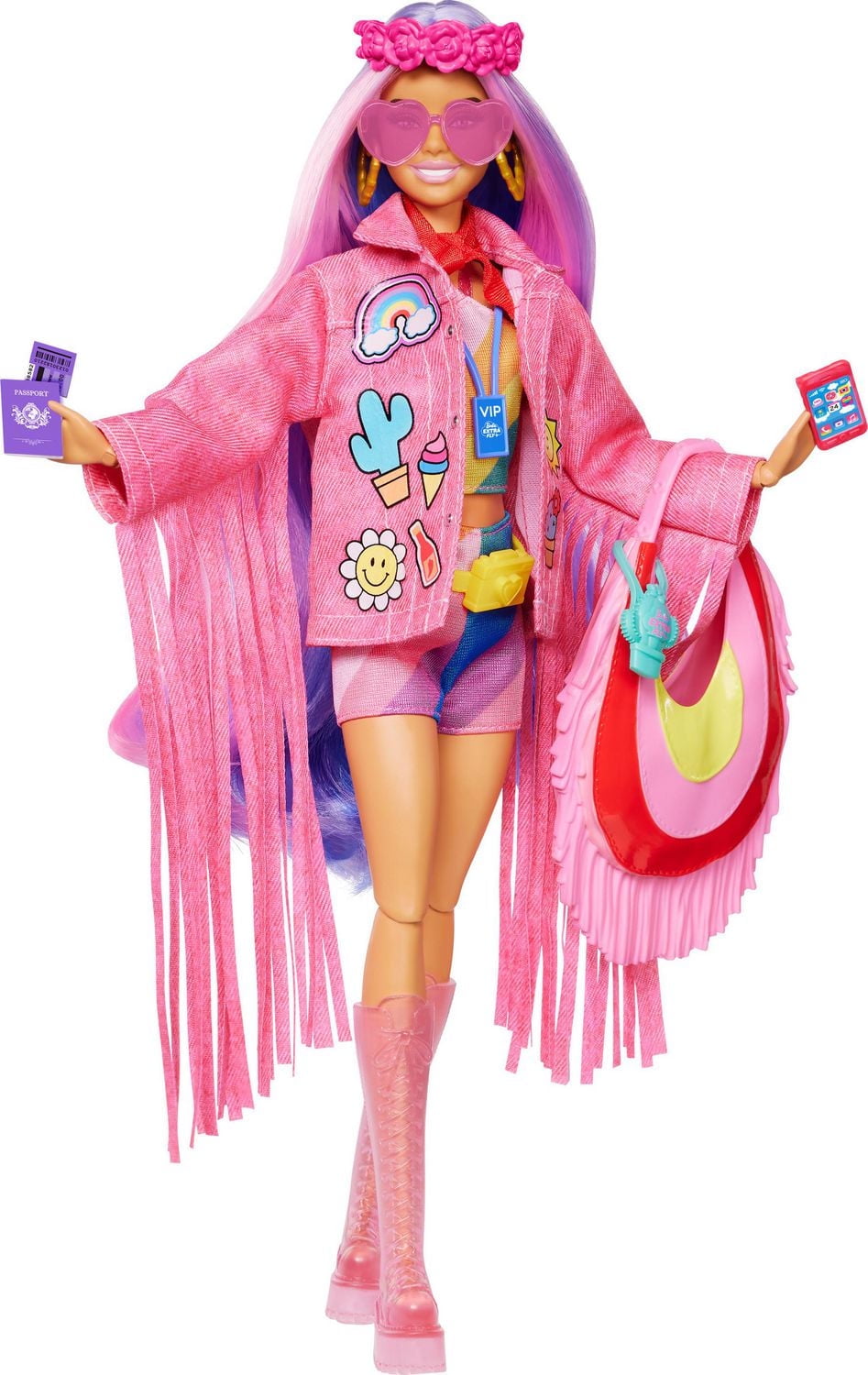 Travel Barbie Doll with Desert Fashion, Barbie Extra Fly