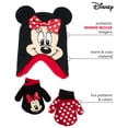 thumbnail image 2 of Set de Gorro y 2 Pares de Mitones para Niña Pequeña Disney Minnie Mouse, 2 of 7