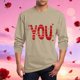 thumbnail image 1 of Amzcrzy - Sudadera Para Hombre, Estilo Casual, Con Estampado De Moda, Manga Larga, Cuello Redondo, Color Caqui, 5Xl, 1 of 5