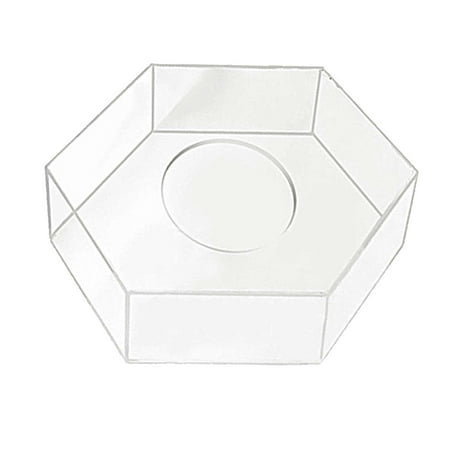 Floating Cake Stand, Transparent Display Box Pedestal Riser, Decorative ...
