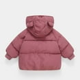 thumbnail image 4 of GYRATEDREAM Todddler Boys Girls Winter Thickened Hooded Coats Kids Windproof Warm Zip up Puffer Jacket Children Bear Ears Padded Down Outerwear Packable for 2-9 Years, 4 of 8