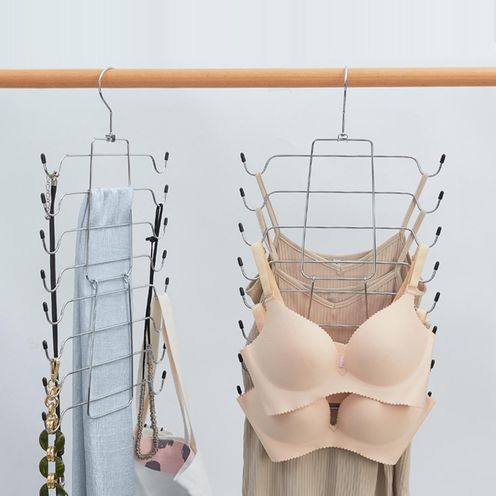Bra Hanger Space Saving Foldable Without Trace Multi Layer Tank Tops Bras Camisoles Scarfs Belts Closet Organizer Home Supply Walmart