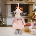 thumbnail image 5 of Christmas Doll Desktop Table Decor Cartoon Figures Toys, Christmas Plush Dolls Handmade Desktop Table Decor for Home Office Ornament Party Supplies Elk, 5 of 8