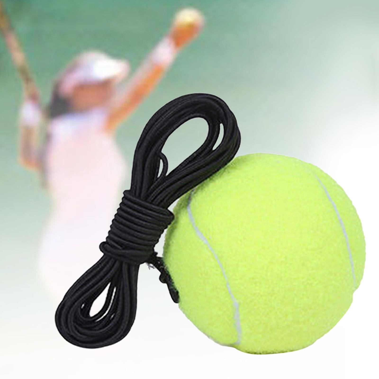 2 Pack Tennis Trainer Rebound Balls With String - Solo Practice Device For Stroke & Hand-Eye Coordination