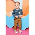 thumbnail image 5 of Garanimals Baby Boy Twill Jogger Pants, Sizes 0M-24M, 5 of 5