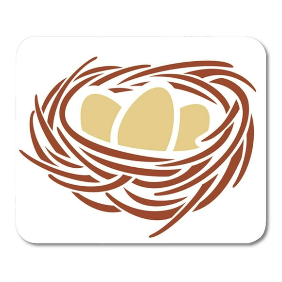 JSDART Branch Bird Eggs and Nest Ornate Abundance April Asset Mousepad Mouse Pad Mouse Mat 9x10 inch