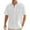 White, variant on MNCEKFOD Men Shirts 2025 Spring And Summer Casual Stand Plus Size Vacation Short Sleeve Leisure Mens Tops Light Blue XL