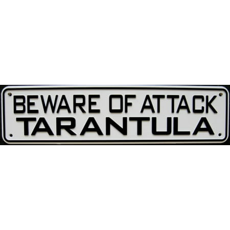 Land & Sea Beware of Attack Tarantula Sign - image 1 de 1