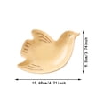 thumbnail image 3 of 2Pcs Mahjong Dice Dish for Game Tables, Ceramic Tile-Inspired Bird Trinket Tray with Chip Holder for Coins Markers Jewelry, Decorative Game Night Accessory for Home and Office Decor, Yellow, 3 of 3