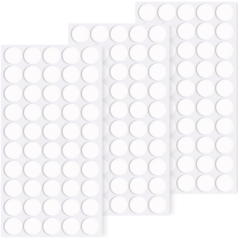 Sticky Dots Double Sided 150PCs - Mounting Putty Removable - Self Adhesive  Balloon Dots - Sticky Tack for Wall Hanging - Clear Round Poster Stickers 