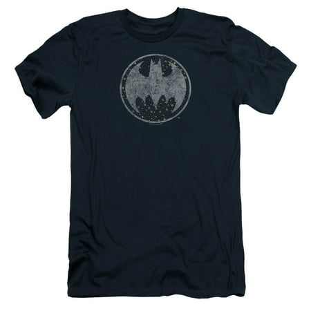 

Batman Starry Night Shield S/S Adult 30/1 T-Shirt-Navy