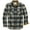 Cream Brown Dark Grey, variant on Dubinik® Mens Flannel Shirt Long Sleeve Button Down Plaid All Cotton Soft Brushed Flannel Shirt For Men Utility Casual Shirt