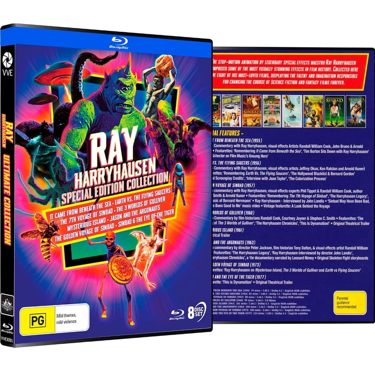 Via Vision, Ray Harryhausen: The Ultimate Collection, 8-Disc Blu