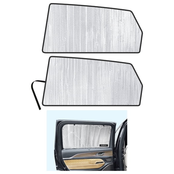 Yellopro Auto Rear Side Sunshades for 2021-2025 Jeep Grand Cherokee L SUV (Set of 2)