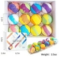 Lizheee Bath Bombs Set 12pcs Shea & Butter Dry Skin Moisturize For