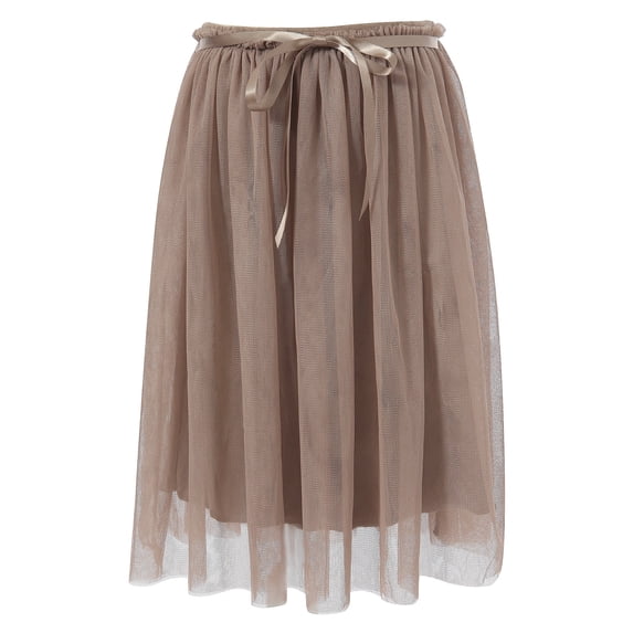 Richie House Girls' Charming Skirt with 2 Layers of Mesh Fabric RH1223-B-4/5