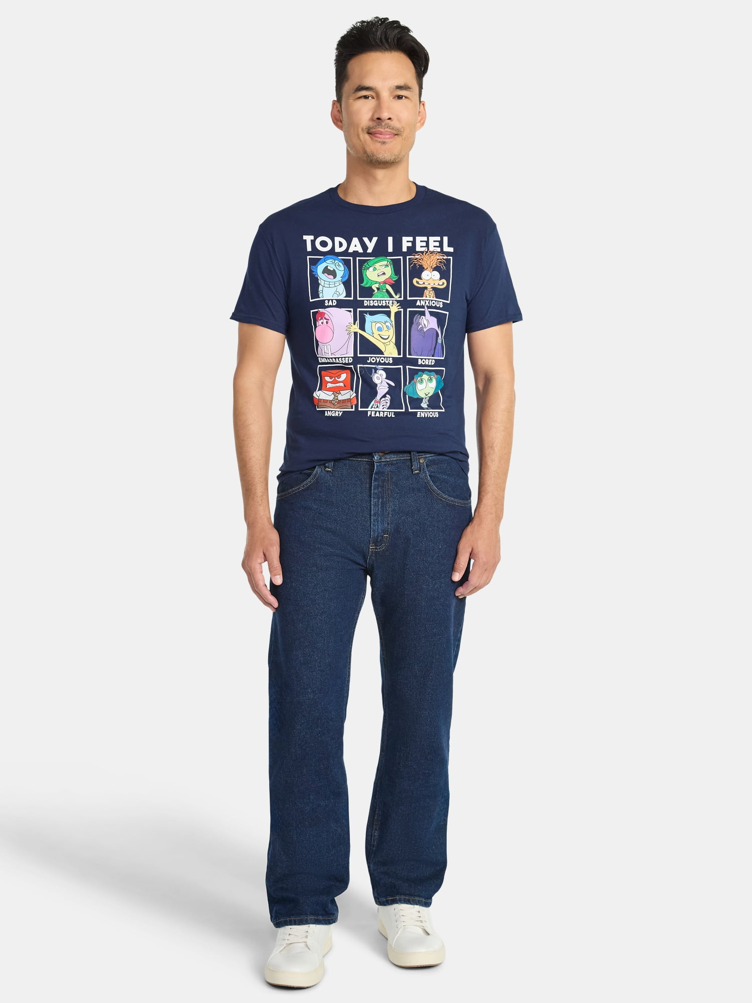 Inside Out 2, Men's and Big Men's Today I Feel Graphic Tee, Sizes S-3XL