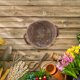 thumbnail image 4 of UPGRATOR Canasta Decorativa De Rattan Tejido Con Asa Para Plantas Y Organización En El Hogar, 4 of 6