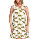 thumbnail image 1 of Fotbe Leopard Print Vestido de Verano sin Mangas para Mujer – Vestido Midi Línea A, Estilo Camiseta Floral, Vestido Playero Casual y Fluido, 1 of 7