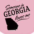 thumbnail image 4 of Inktastic Someone in Georgia Loves Me Boys or Girls Baby Bib, 4 of 4