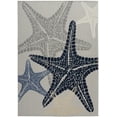 thumbnail image 3 of Nourison Aloha Coastal, Nautical & Beach Grey/Multi 6' x 9' Area Rug, (6x9), 3 of 9