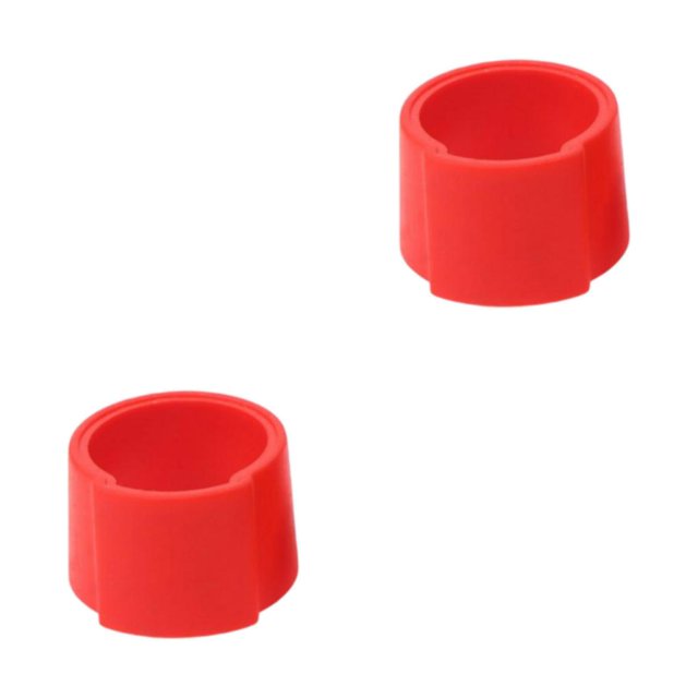 maskred Réglable en Silicone Saxophone Clip de Fixation Polyvalent et Pratique Saxophone Accessoires pour les Professionnels Concert Rouge 3 x 2cm 2Set