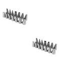 thumbnail image 1 of Advancent Cake Decorating Tips with Icing Bag Reusable Nozzles Pastry Confectionery Equipment Kit Cream Props Making Steel for Using No.04 Satz2 2piezas Advancent CBP046421, 1 of 3