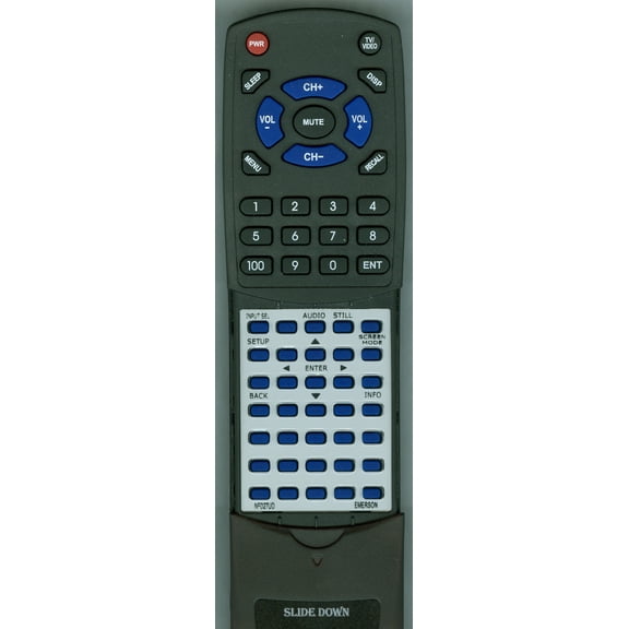 Replacement Remote for EMERSON NF027UD, RTNF027UD, CLC320EM9, LC320EM93, LC321EM9, LC320EM9, LC320EM9B