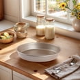 thumbnail image 5 of 2 Pack Baking Sheet Pan, Cookie Sheets for Oven Cooking, Thick Warp-Resistant Nonstick Round Cake Pan, for Baking, Roasting Rose Gold 8.4*8.4*1.2in, 5 of 6