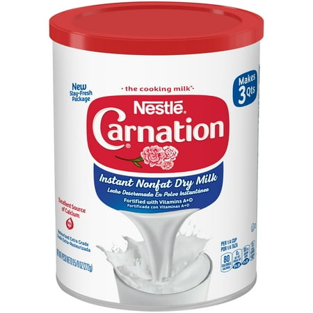 Nonfat Dry Milk Powder - (2 pack) Carnation Instant Nonfat Dry Milk 9.63 oz, Canister